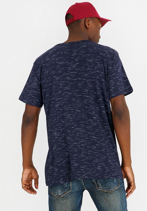 JEEP SPIRIT - Patch Pocket Cotton Tee Navy