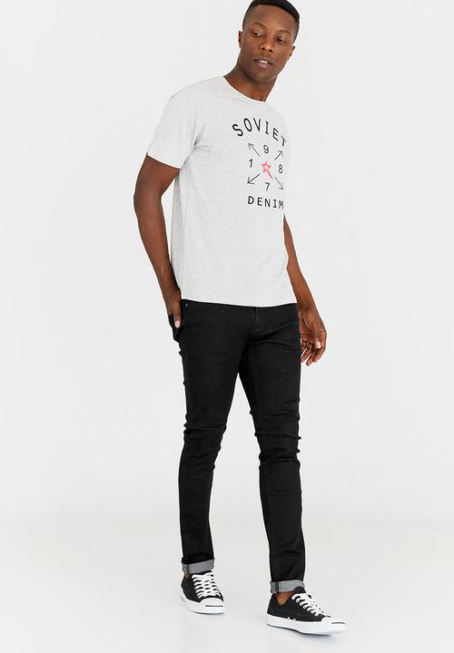SOVIET - M Levante Logo Tshirt Grey