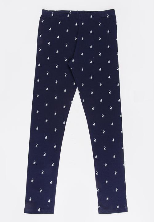 POLO - Sadie Printed Legging Navy