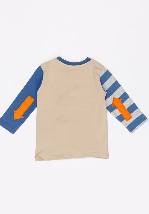 Soobe - Boys Printed Tee Beige