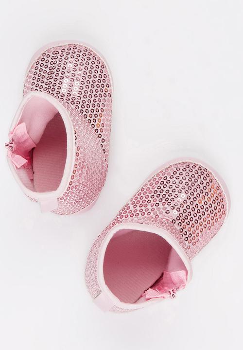 Pop Candy - Glitter Boot Mid Pink