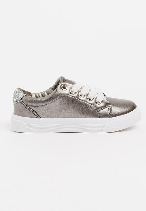 Pop Candy - Lace Up  Sneaker Dark Grey