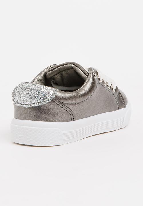 Pop Candy - Lace Up  Sneaker Dark Grey