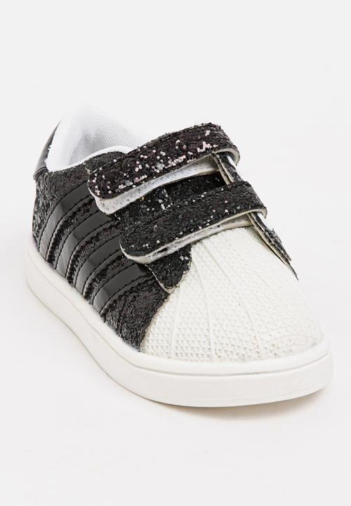Pop Candy - Velcro double strap sneaker - black 