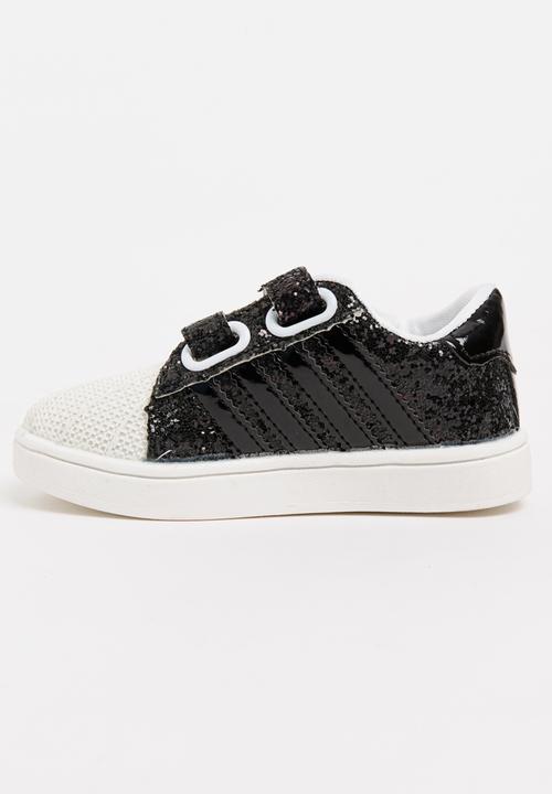 Pop Candy - Velcro double strap sneaker - black 