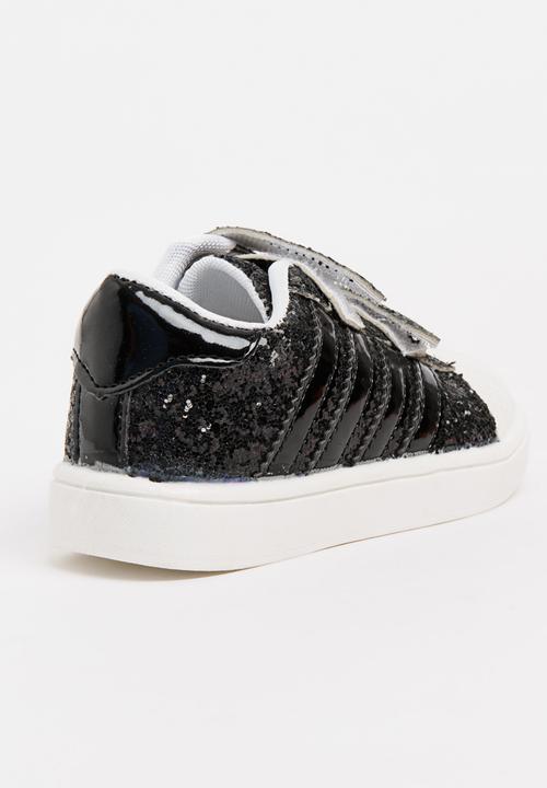 Pop Candy - Velcro double strap sneaker - black 