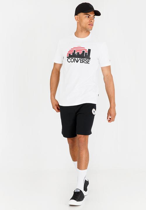 Converse - Retro Skyline Cotton Tee White