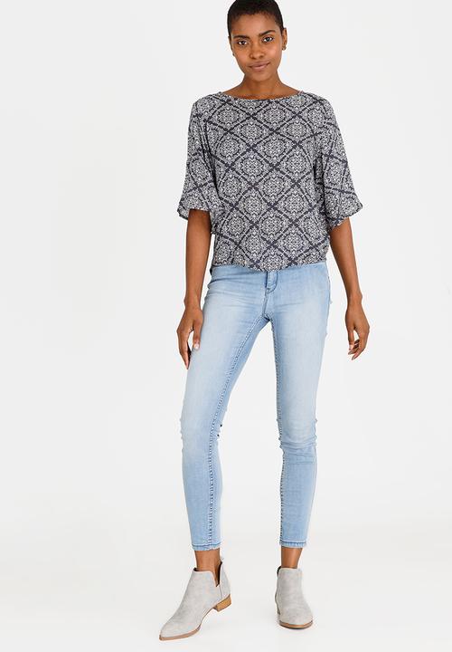 O'Neill - Flutter Sleeve Top Blue
