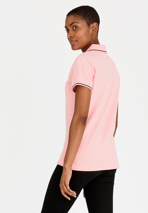 POLO - Charlie Stretch Golfer Pale Pink