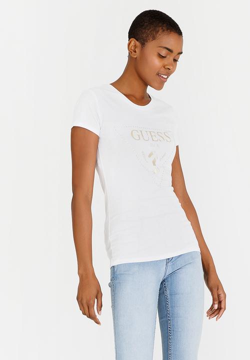 GUESS - Guess Bling Tee White