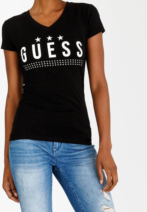 GUESS - Guess Star Tee Black