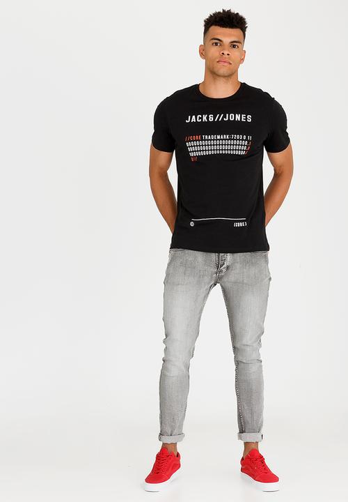 Jack & Jones - Soren Cotton T-Shirt Black