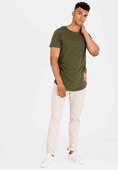 Jack & Jones - Vand Crew T-Shirt Khaki Green