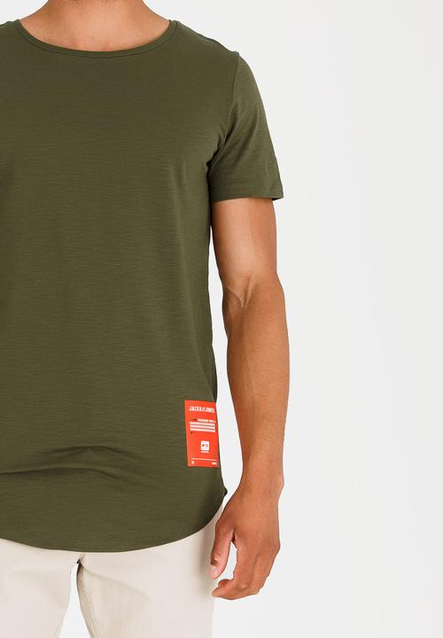 Jack & Jones - Vand Crew T-Shirt Khaki Green