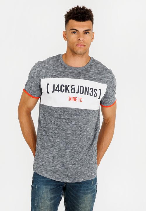Jack & Jones - Lykke Crew Neck Tee Grey