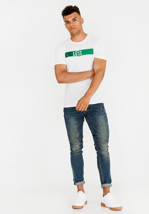Only & Sons - Elton Cotton T-Shirt White