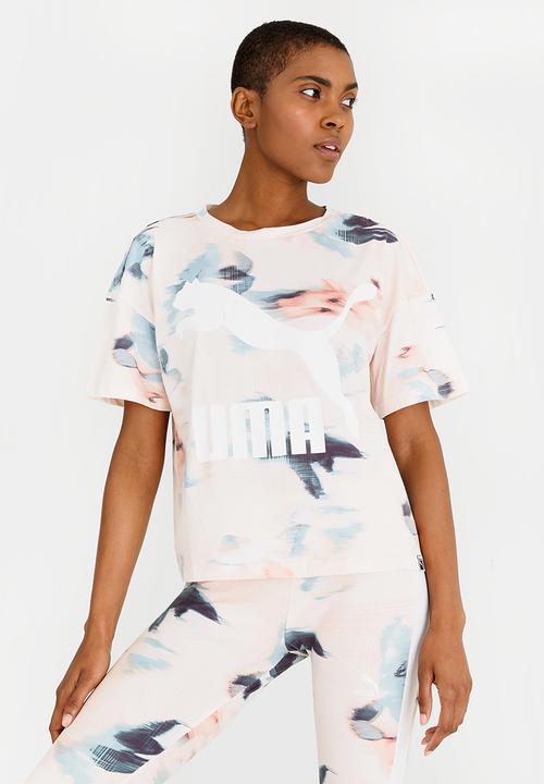 PUMA - Classics Logo Tee Pale Pink