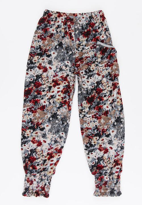 Eco Punk - Girls Pants With Cuff Multi-colour