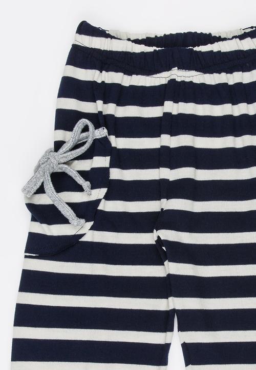 Eco Punk - Girls Pants With Cuff Navy