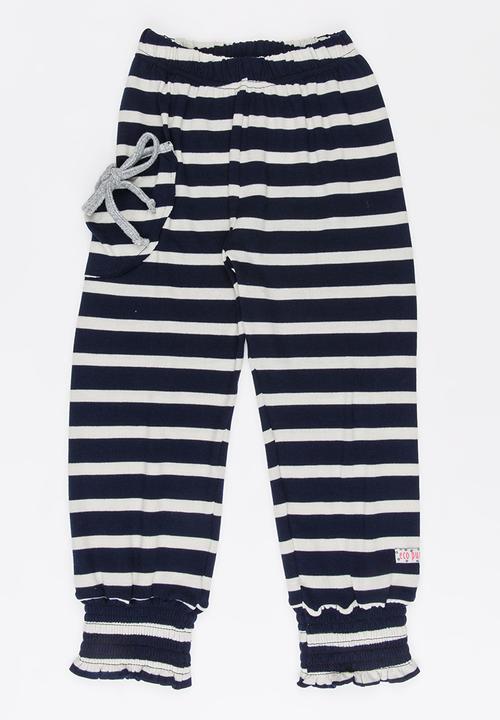 Eco Punk - Girls Pants With Cuff Navy