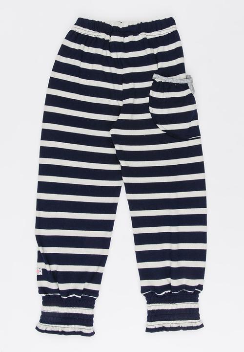 Eco Punk - Girls Pants With Cuff Navy