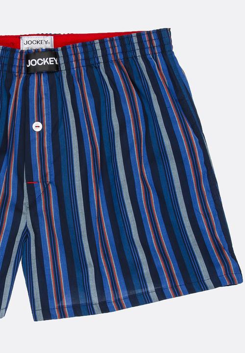 Jockey - 1 PK Boys Woven Boxer Multi-colour
