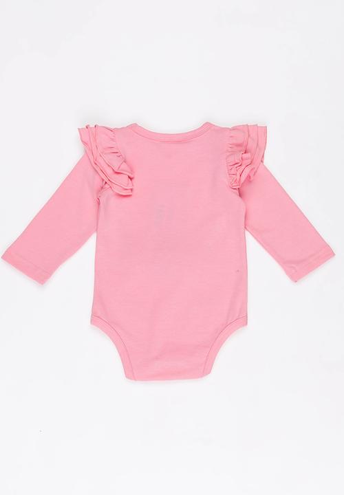 Pop Candy - Printed Bodysuit Pale Pink