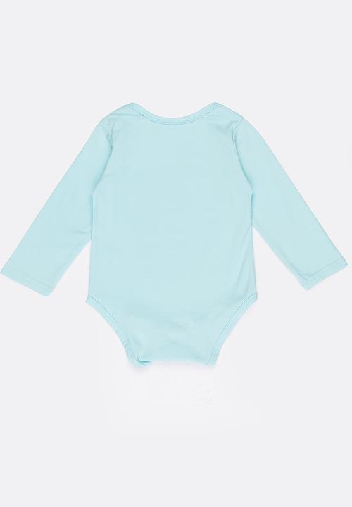 Pop Candy - Printed Unicorn Bodysuit Turquoise