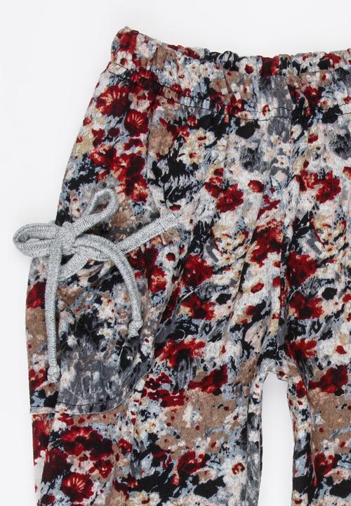 Eco Punk - Girls Pants With Cuff Multi-colour