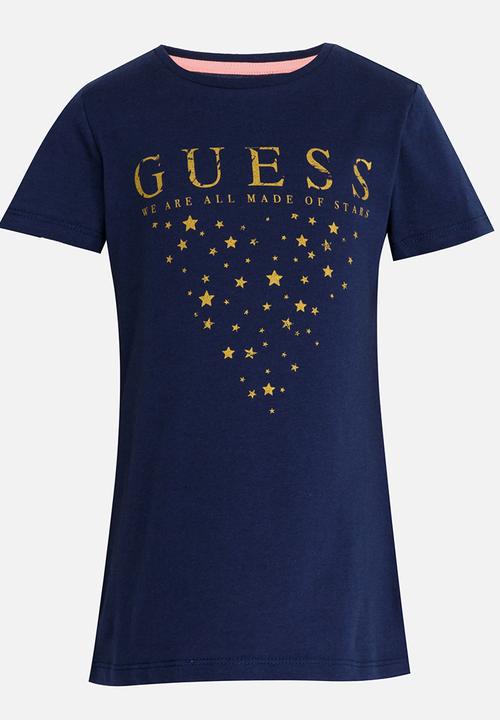 GUESS - Star Tri Tee Blue