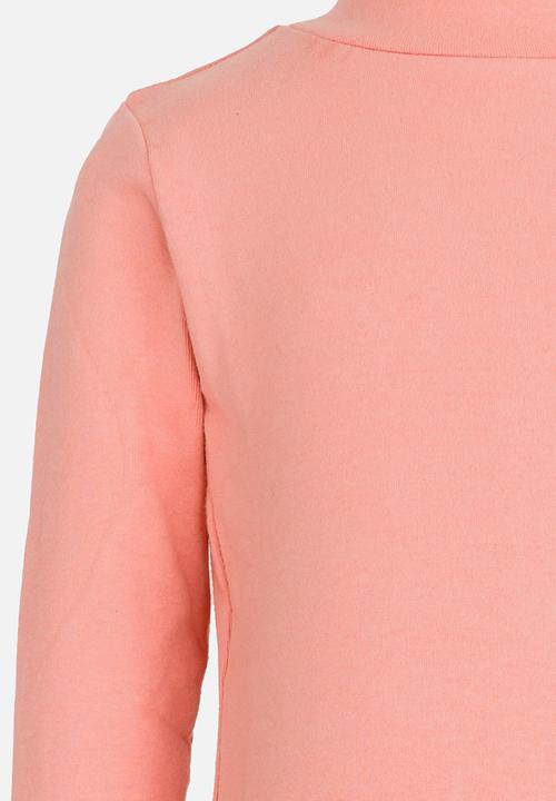 Pop Candy - Girls  Polo Neck   Top Mid Pink