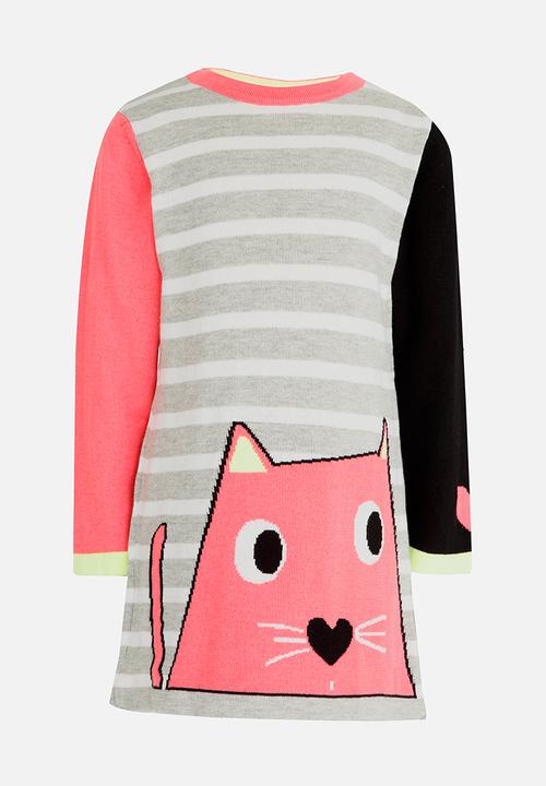 Soobe - Girls Printed Dress Grey