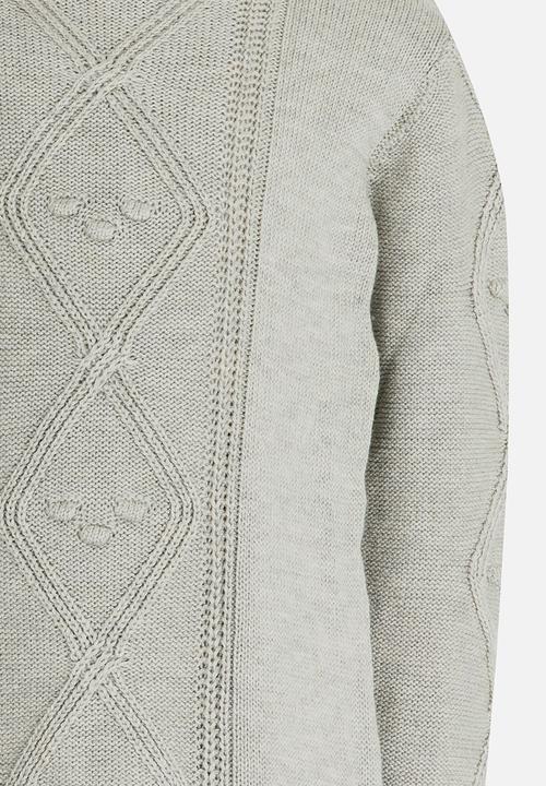 Soobe - Girls Knitted Dress Grey