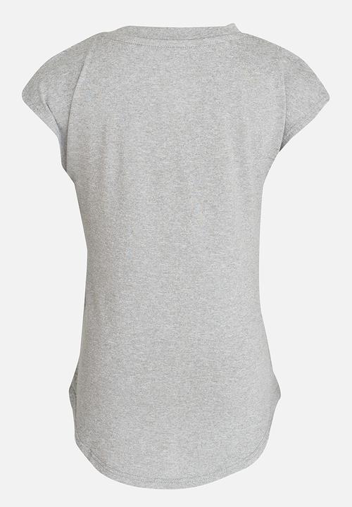 Nike - Nike Spray Heart Modern Tee Pale Grey