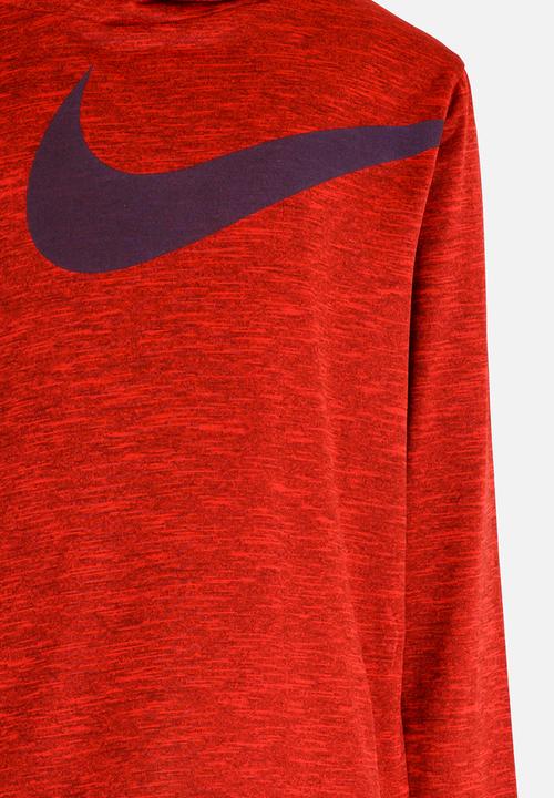 Nike - Nike Drifit Swoosh Pullover Hoody Red