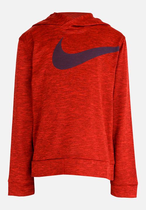 Nike - Nike Drifit Swoosh Pullover Hoody Red