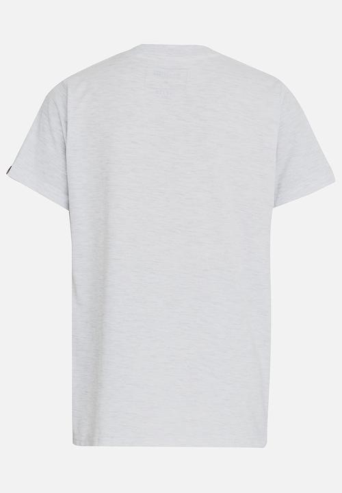Quiksilver - Radio Song Short Sleeve Classic Fit Tee Pale Grey