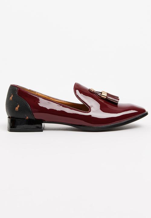 Classic Loafers Burgundy POLO Pumps 
