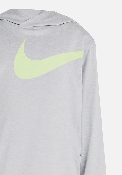 Nike - Nike Drifit Swoosh Pullover Hoody Grey