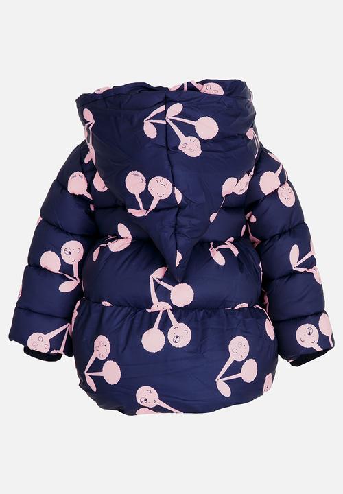 Pop Candy - Girls   Puffer Jacket Navy