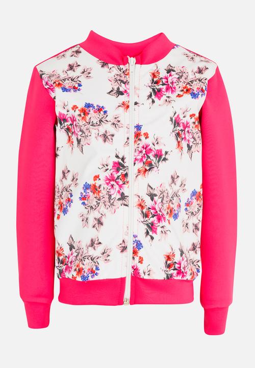 See-Saw - Printed Bomber Jacket Multi-colour