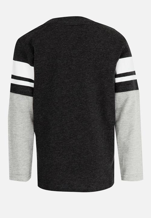 Pop Candy - Monkey Printed Tee Grey