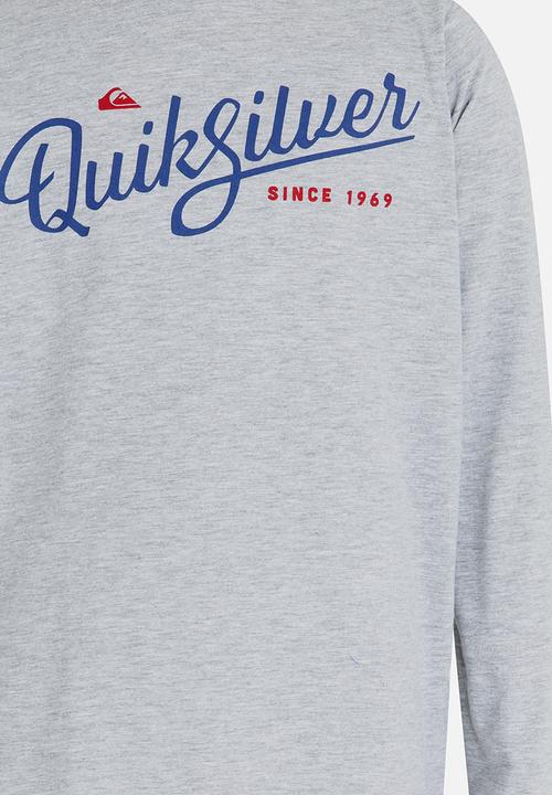 Quiksilver - Glass Off Long Sleeve Classic Fit Tee Grey