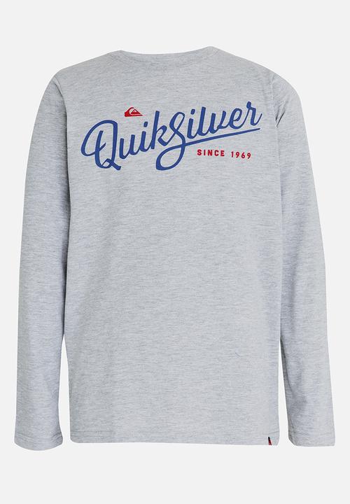 Quiksilver - Glass Off Long Sleeve Classic Fit Tee Grey