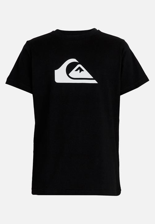 Quiksilver - Comp Logo Short Sleeve Classic Fit Tee Black