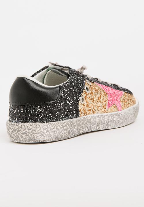 Pop Candy - Glitter Colour Block Sneaker Multi-colour