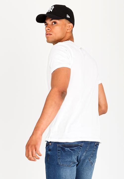 Brave Soul - Freshere Crew Roll Neck Tee White