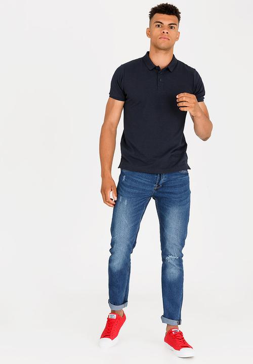 Brave Soul - Fyodor Cotton Golfer Navy