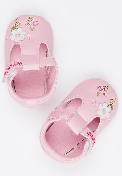 Pop Candy - Embroidered Pump Mid Pink
