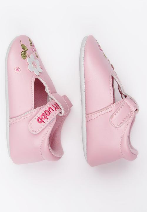 Pop Candy - Embroidered Pump Mid Pink